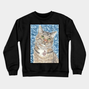 Felix Tabby cat art Crewneck Sweatshirt